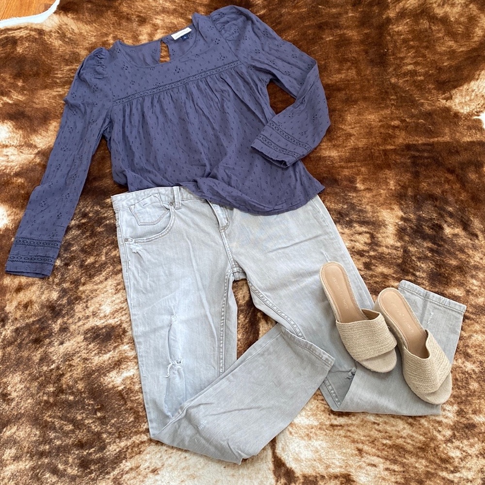 Free People Distressed Jeans